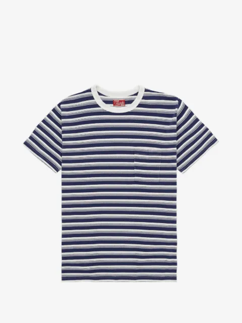 Fortela Yakut striped patch-pocket T-shirt