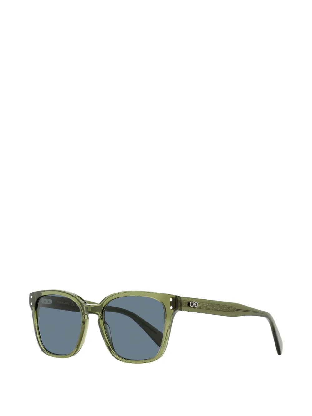  Ferragamo Eyewear Gafas De Sol Con Montura Rectangular - Verde 