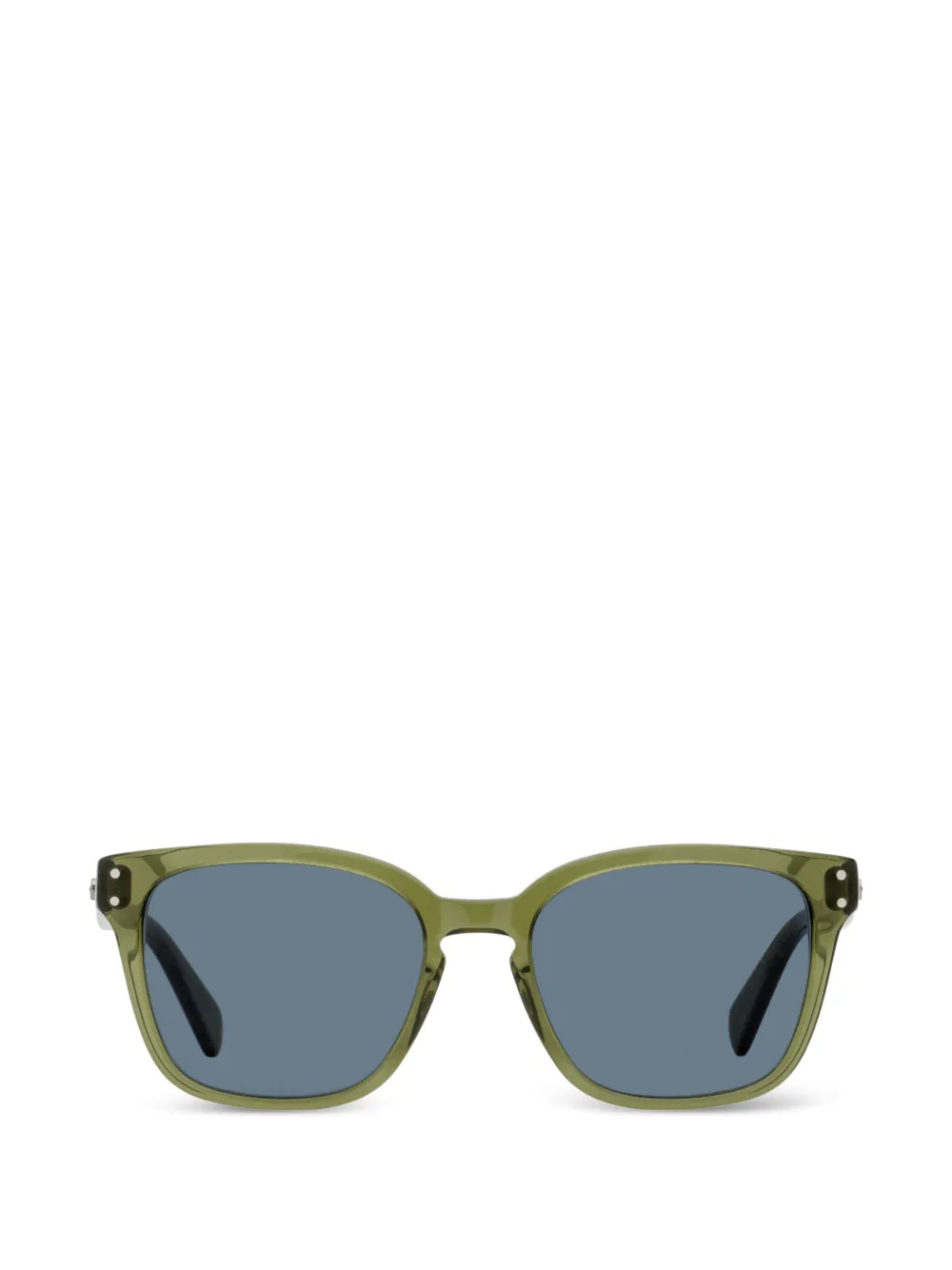 Ferragamo Eyewear rectangle-frame sunglasses - Verde