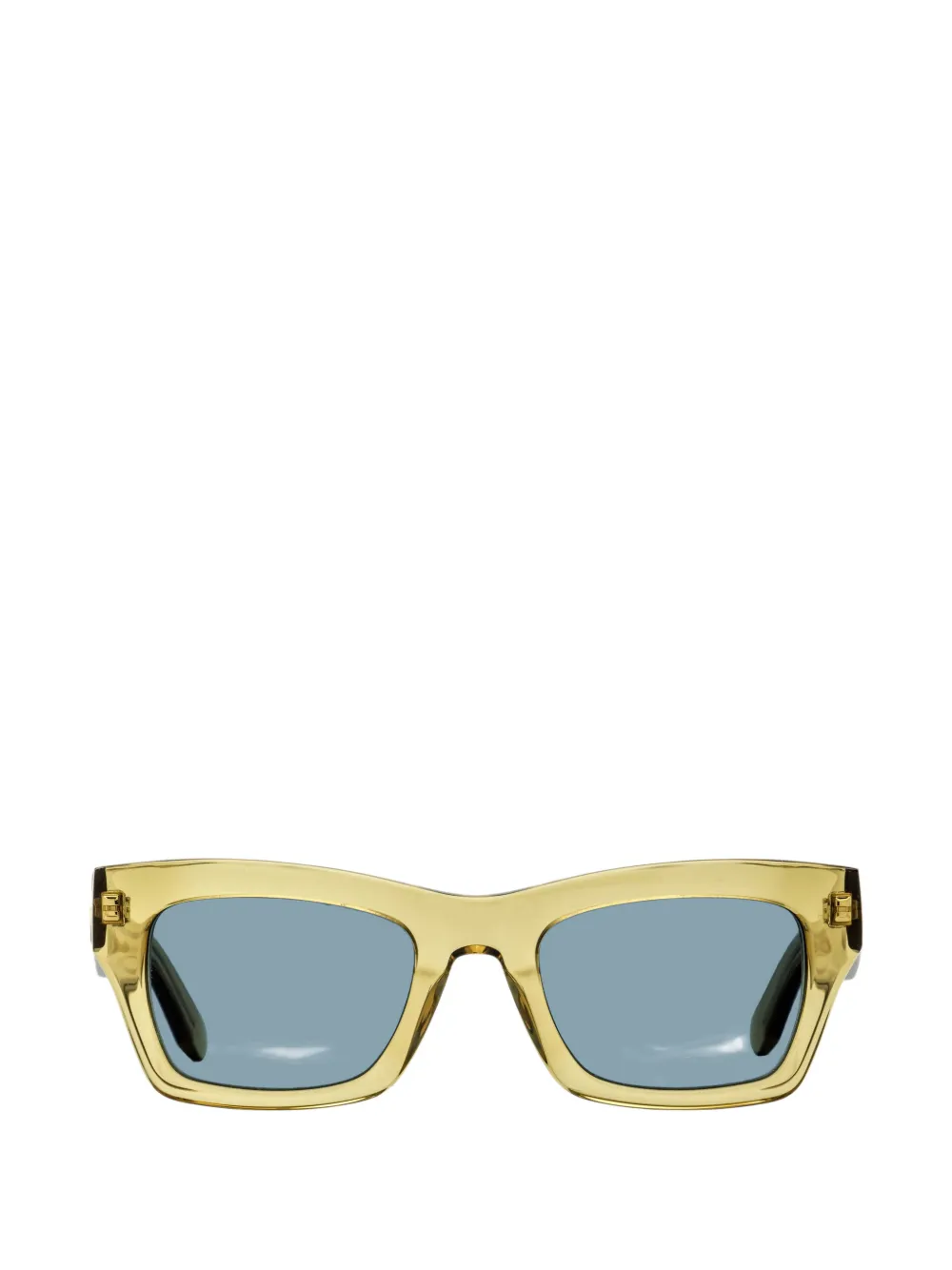 Ferragamo Eyewear cat-eye rectangle-frame sunglasses - Gelb