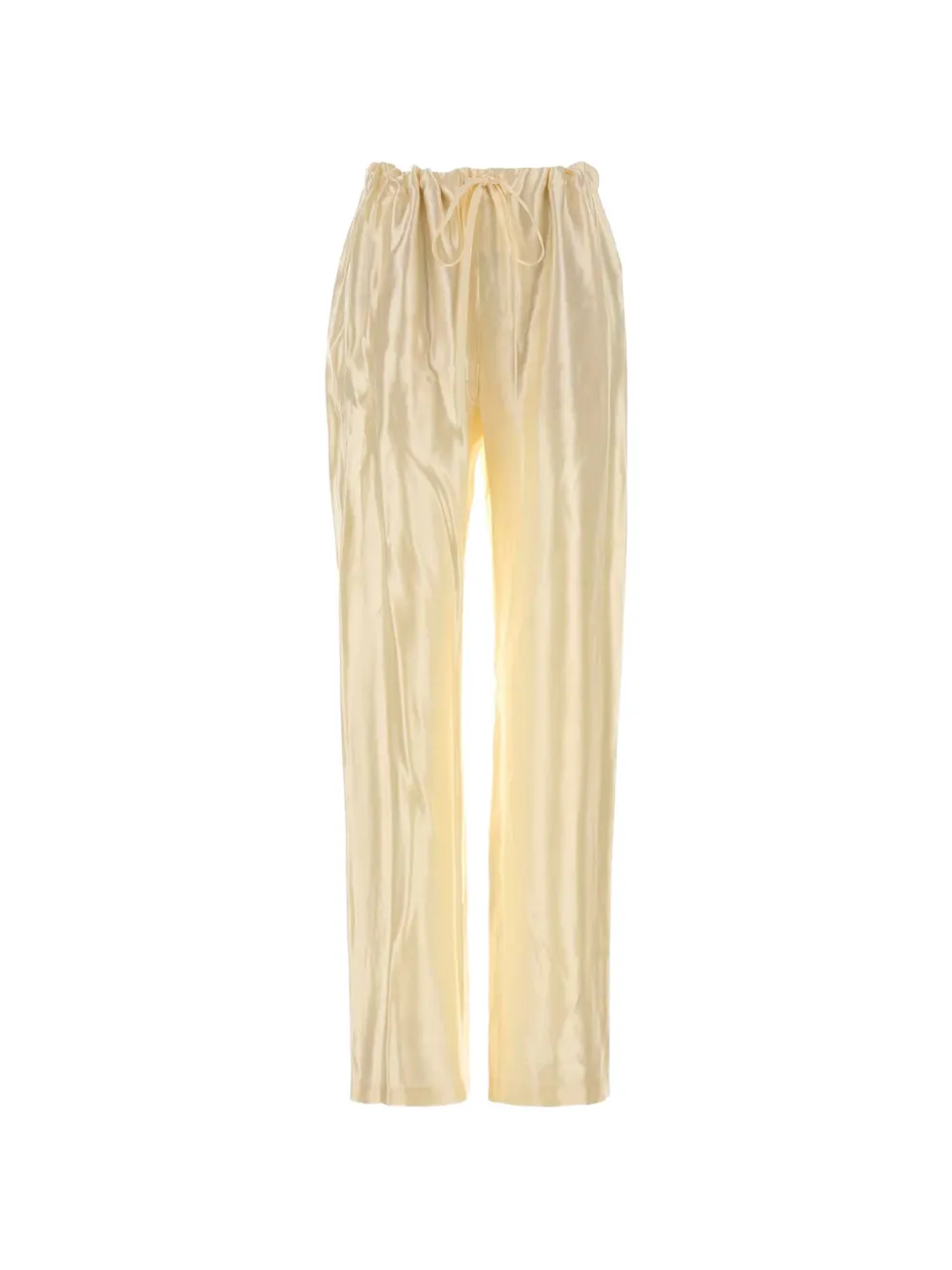 KHAITE Rohen drawstring trousers - Neutrals