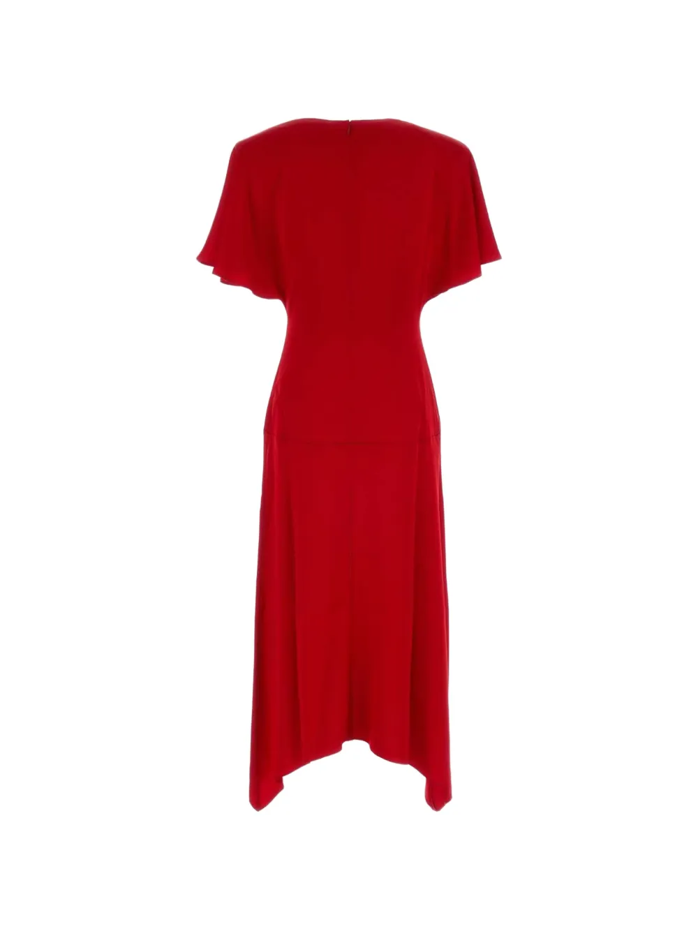 Stella McCartney Midi-jurk met V-hals Rood