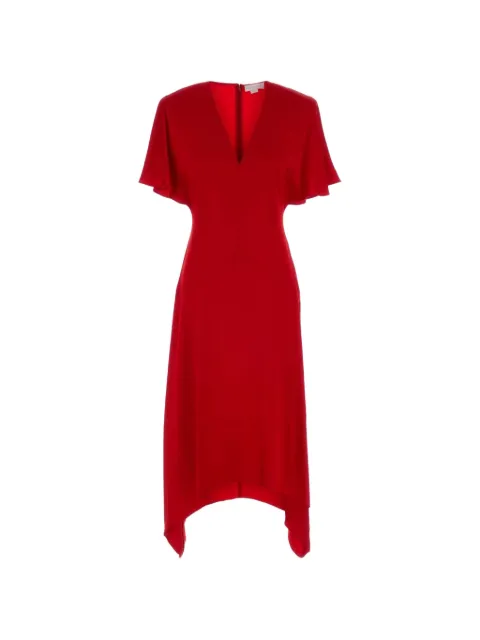 Stella McCartney V-neck asymmetric midi dress