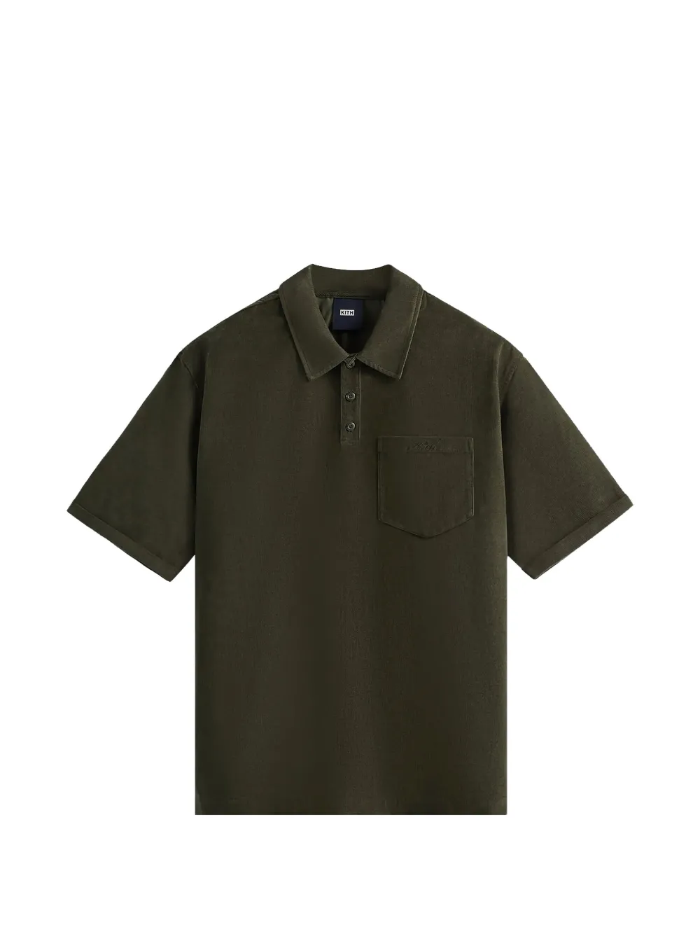 KITH Madoc corduroy polo shirt - Verde