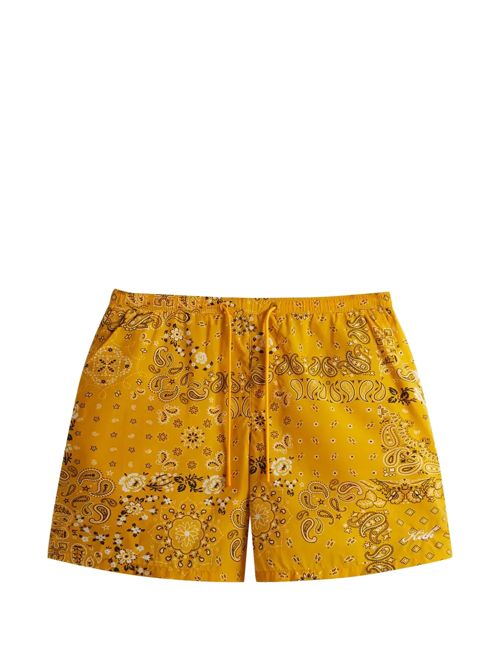 KITH Paisley Collins swim shorts - Giallo