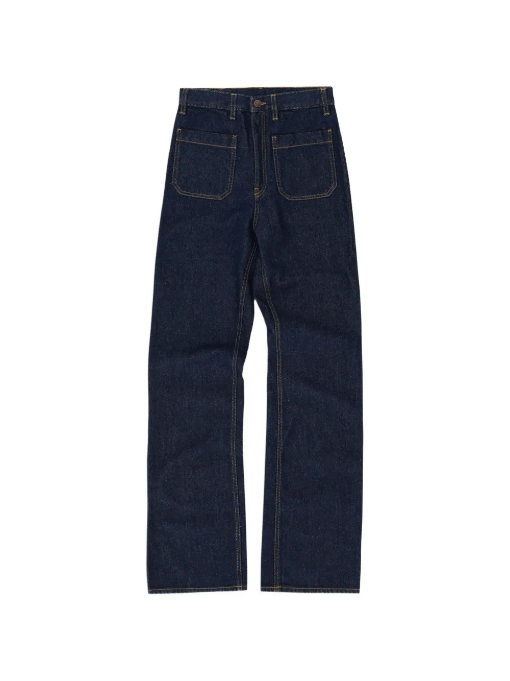 Fortela Jane Belt-loop Jeans In Blue