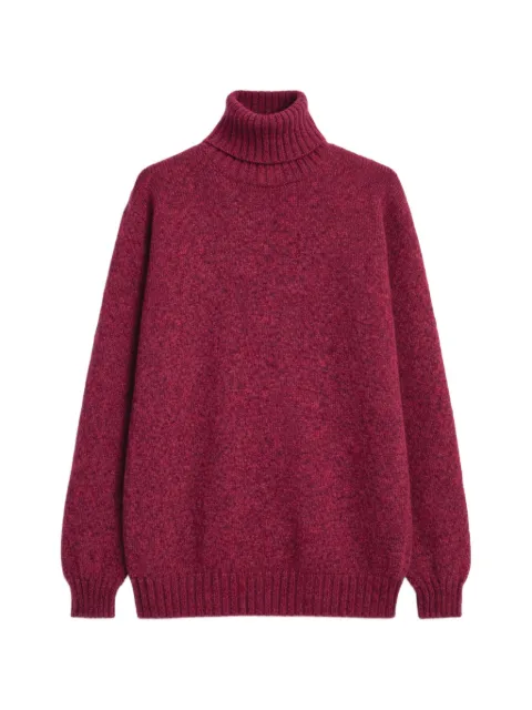 Fortela Shetland turtleneck wool sweater