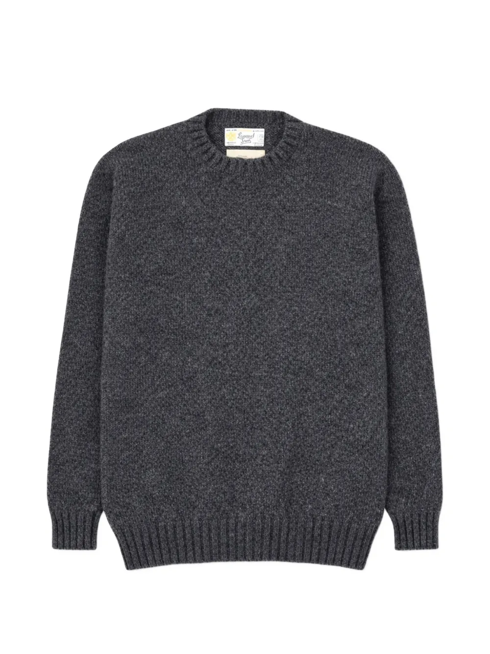 Fortela Shetland wool sweater - Grigio