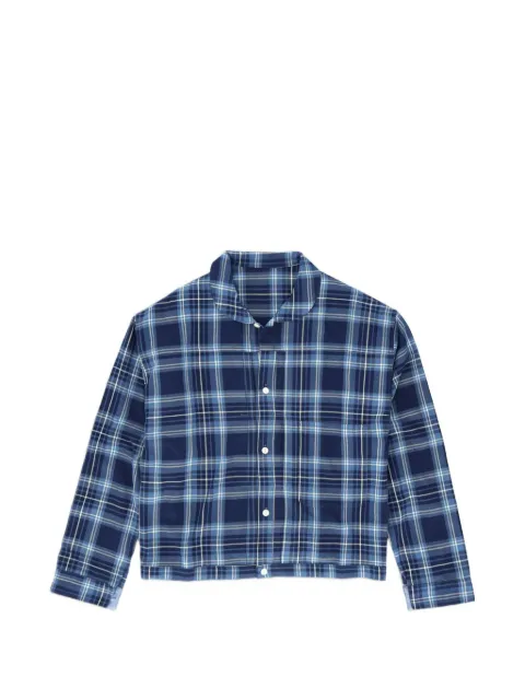 Fortela Peter checkered cotton shirt jacket