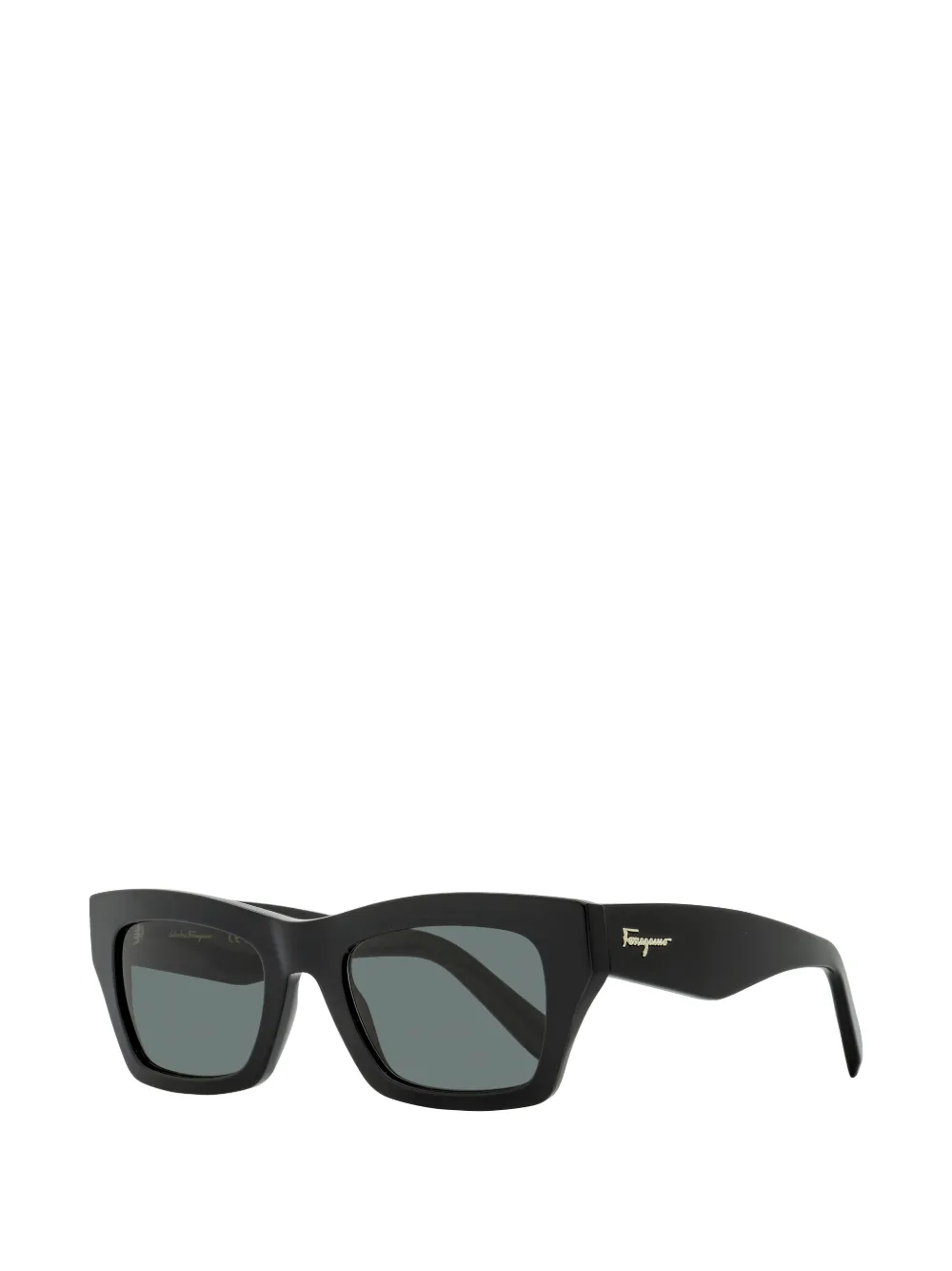 Ferragamo Eyewear rectangle-frame sunglasses - Nero