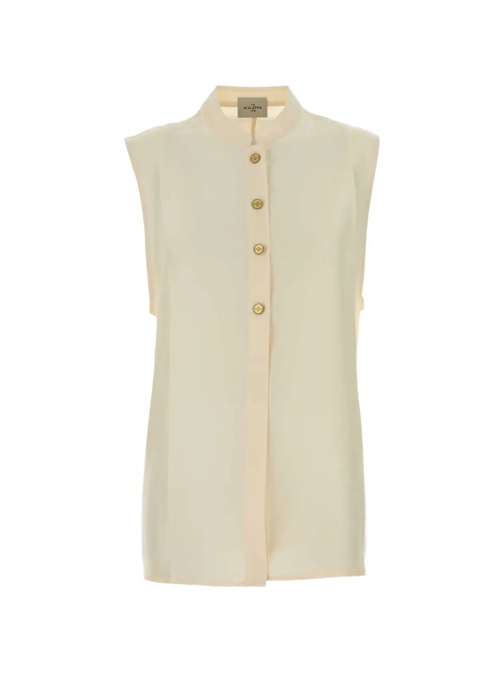 Le Kasha sleeveless blouse - Neutrals