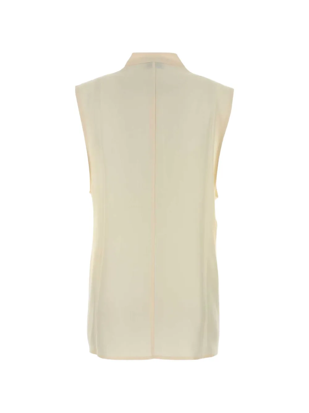 Le Kasha Mouwloze blouse Beige
