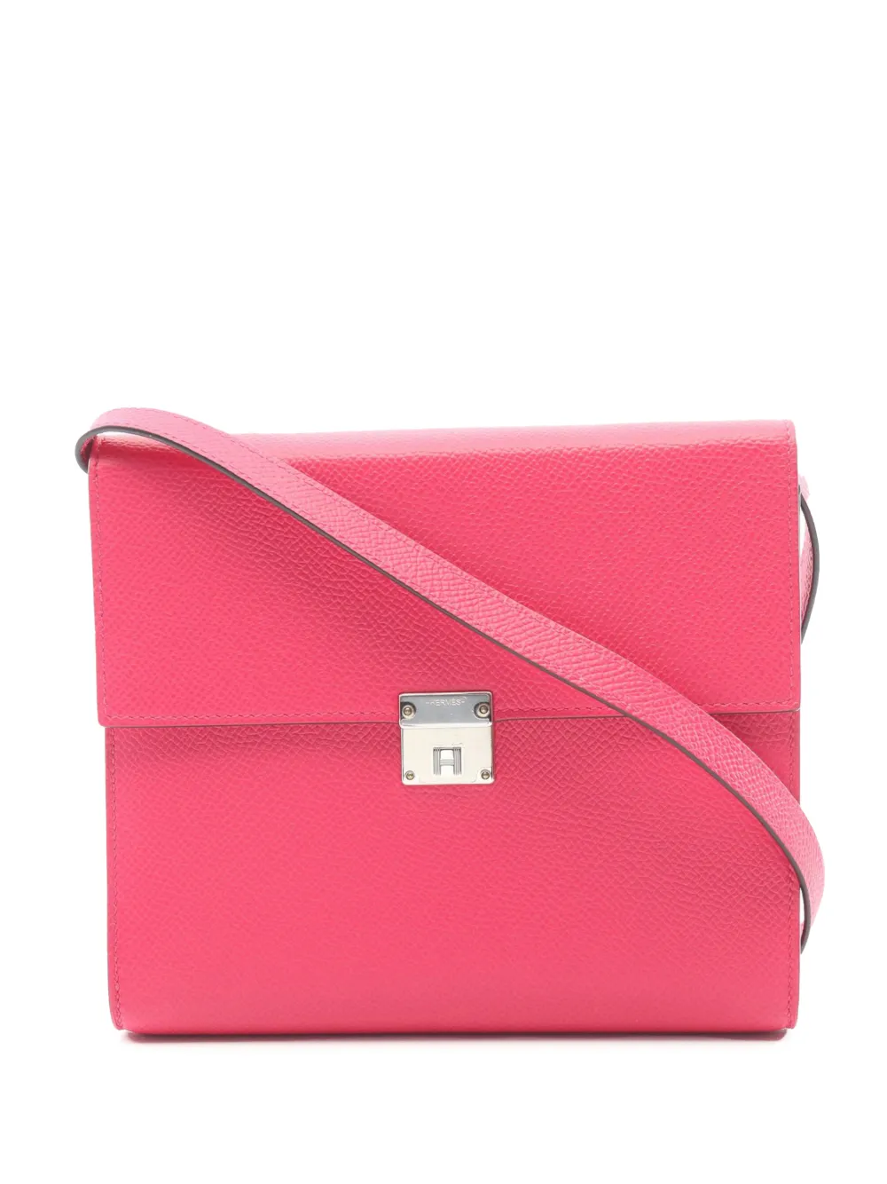 Hermès Pre-Owned 2020 Epsom Clic 16 Wallet On Strap crossbody bag - Pink