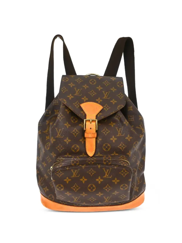 demi backpack louis vuitton Louis Vuitton Montsouris Denim Backpack
