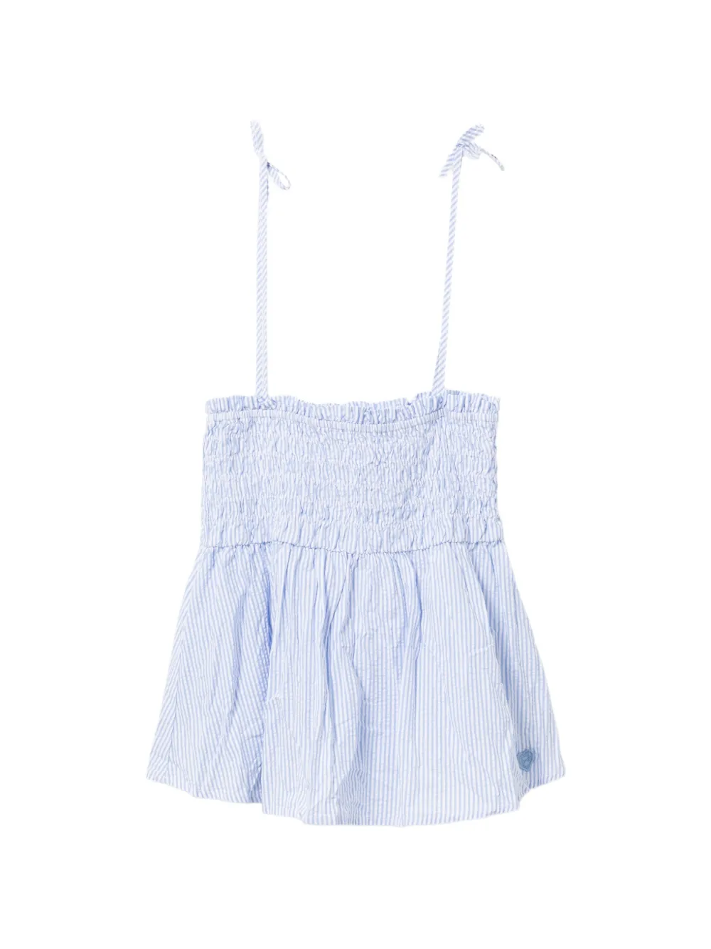 APEE™ by *A BATHING APE® striped smocked top