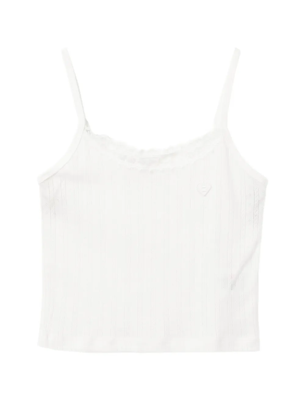 APEE™ by *A BATHING APE® lace-trim ribbed camisole · XS