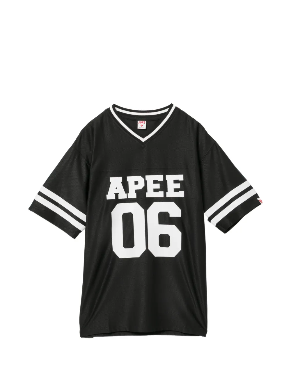 APEE™ by *A BATHING APE® logo-print mesh T-shirt