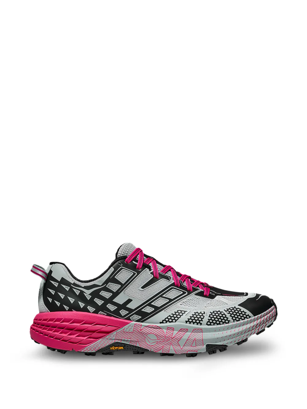 HOKA Speedgoat 2 panelled lace-up sneakers - Grau