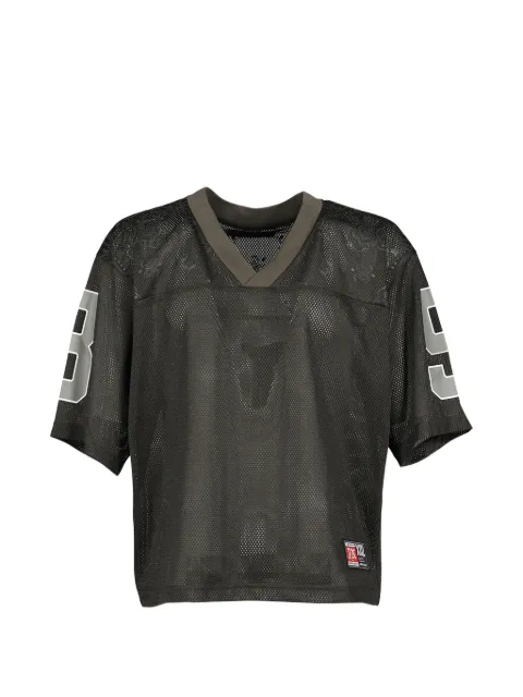 JUN/NAKAYAMA paisley-print mesh T-shirt