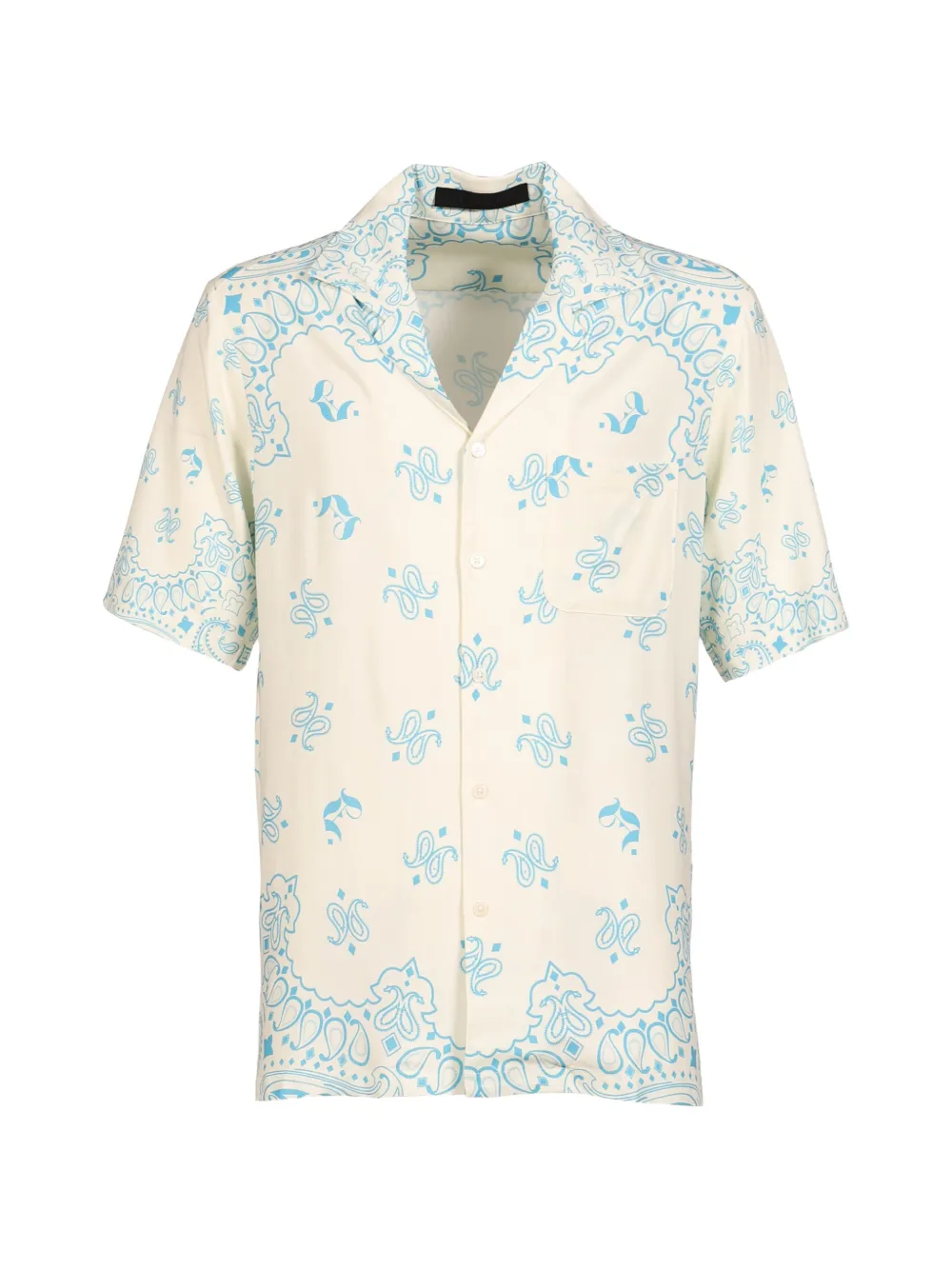 JUN/NAKAYAMA paisley-print short-sleeved shirt - Toni neutri