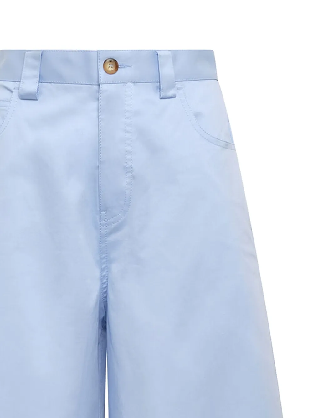 MALIPARMI Broek met wijde pijpen Blauw