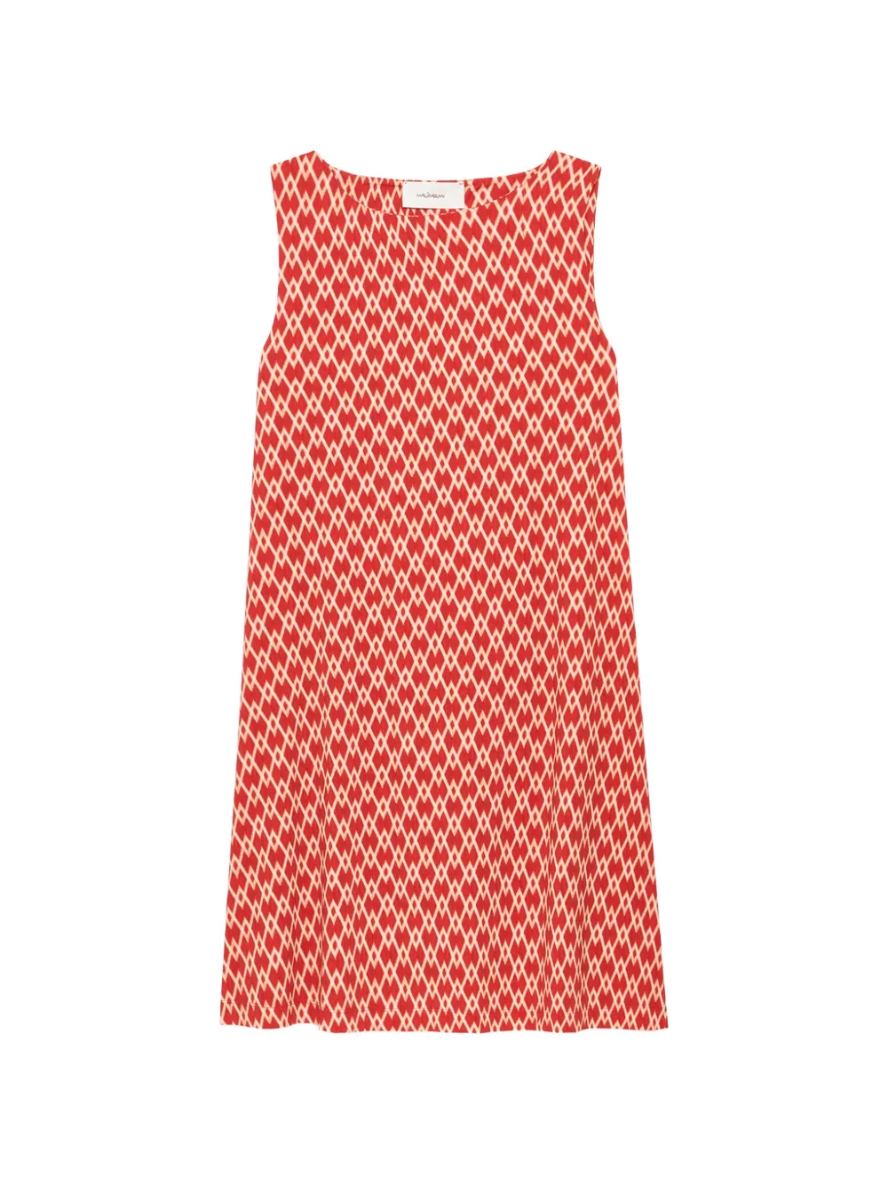 MALIPARMI Diamond Glow patterned mini dress - Rosso