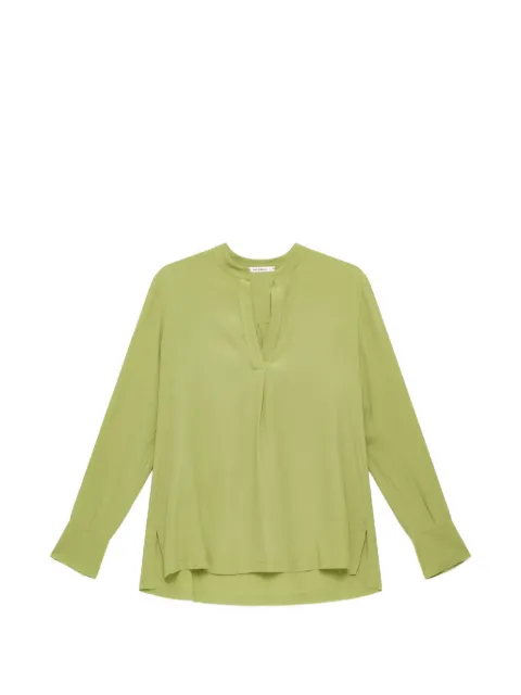 MALIPARMI løstsiddende bluse i crepe