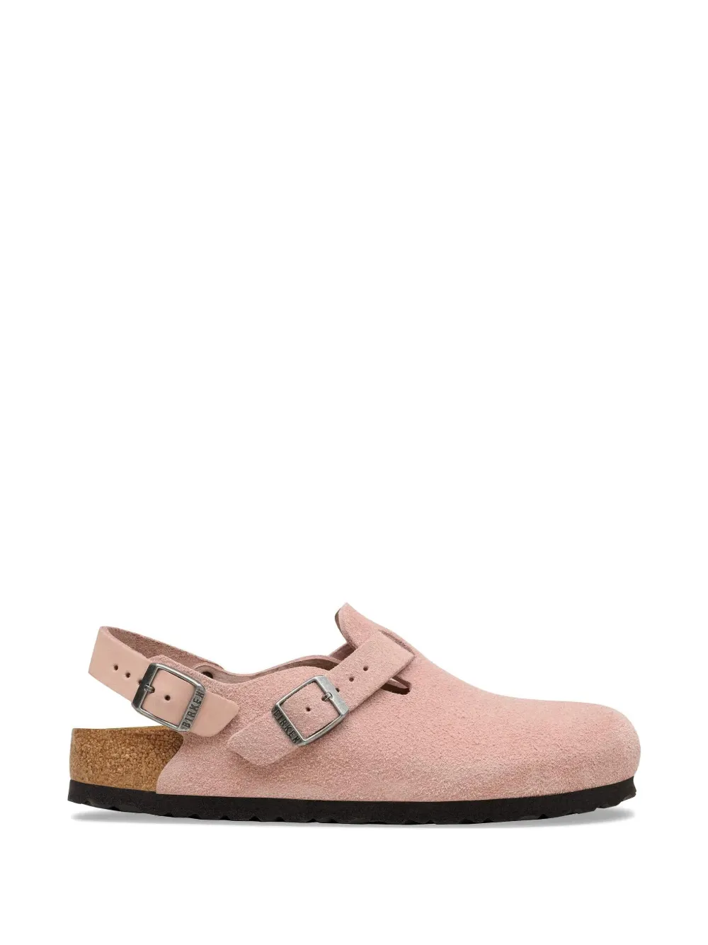 Birkenstock Tokio buckle-fastening suede mules - Rosa