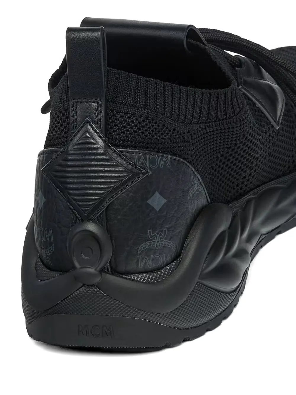 MCM Skywander gebreide sneakers Zwart
