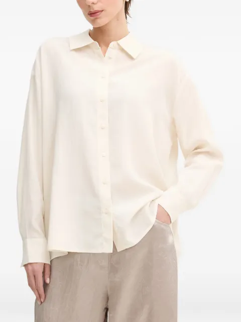 Sisley button-down long-sleeved shirt
