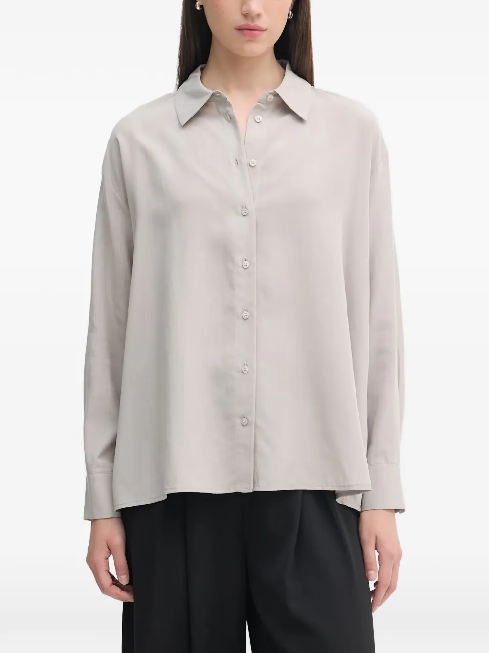 Sisley button-up long-sleeve shirt