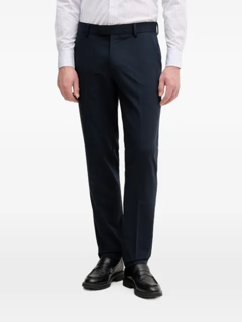 Sisley pressed-crease tailored trousers