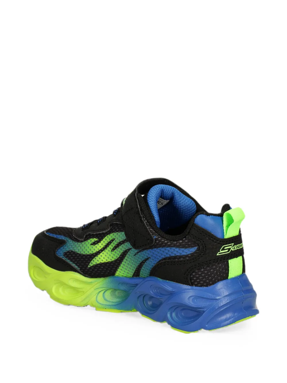 Skechers Thermo-Flash Heat Flux touch-strap sneakers Zwart
