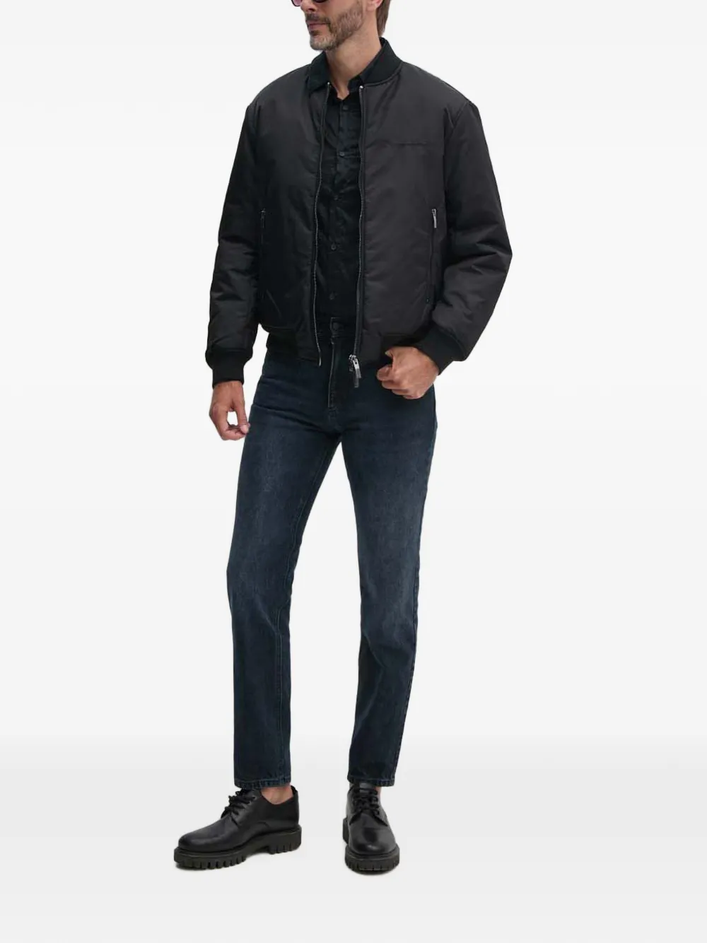 Sisley Jeans met vervaagd-effect Blauw