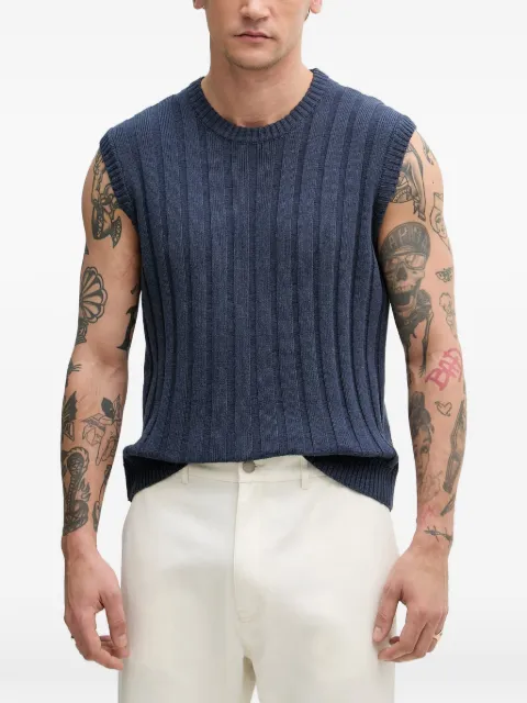 Sisley ribbed-knit sweater vest