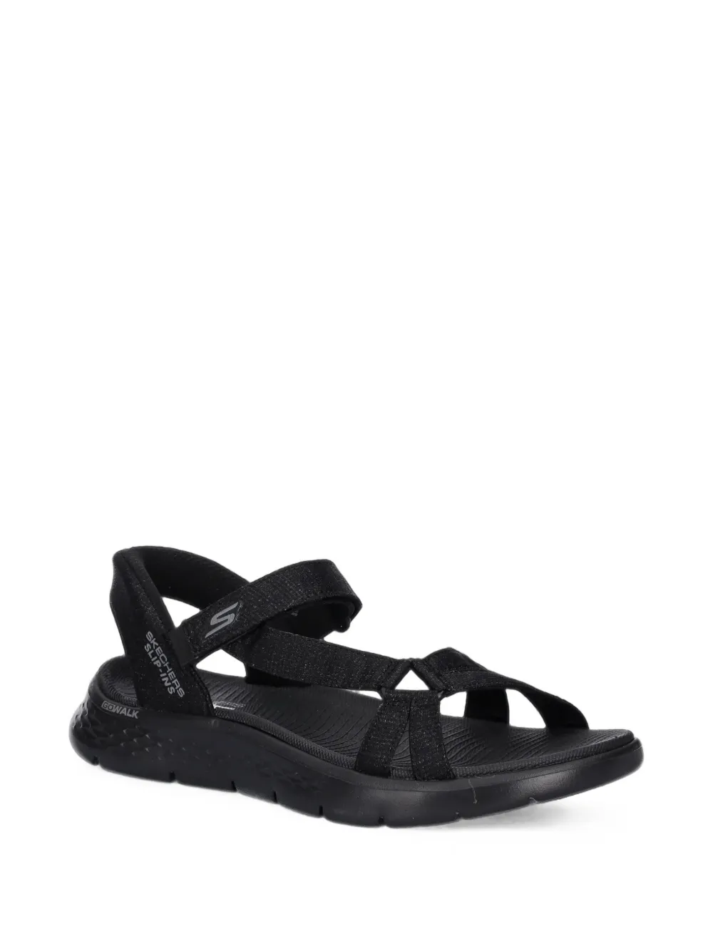 Skechers GoWalk strappy sandals Zwart