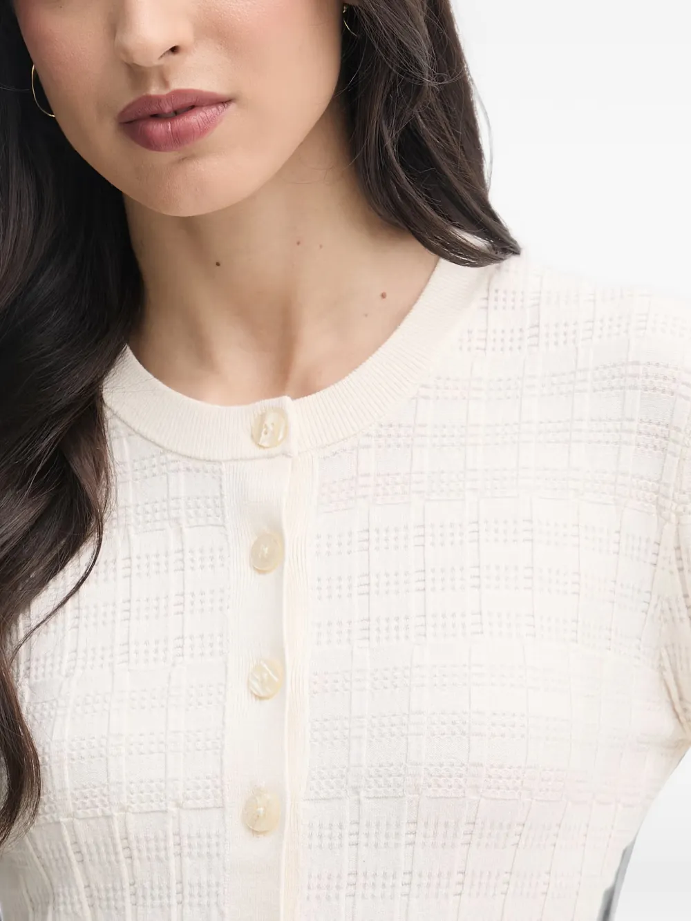Sisley Gebreid vest Beige