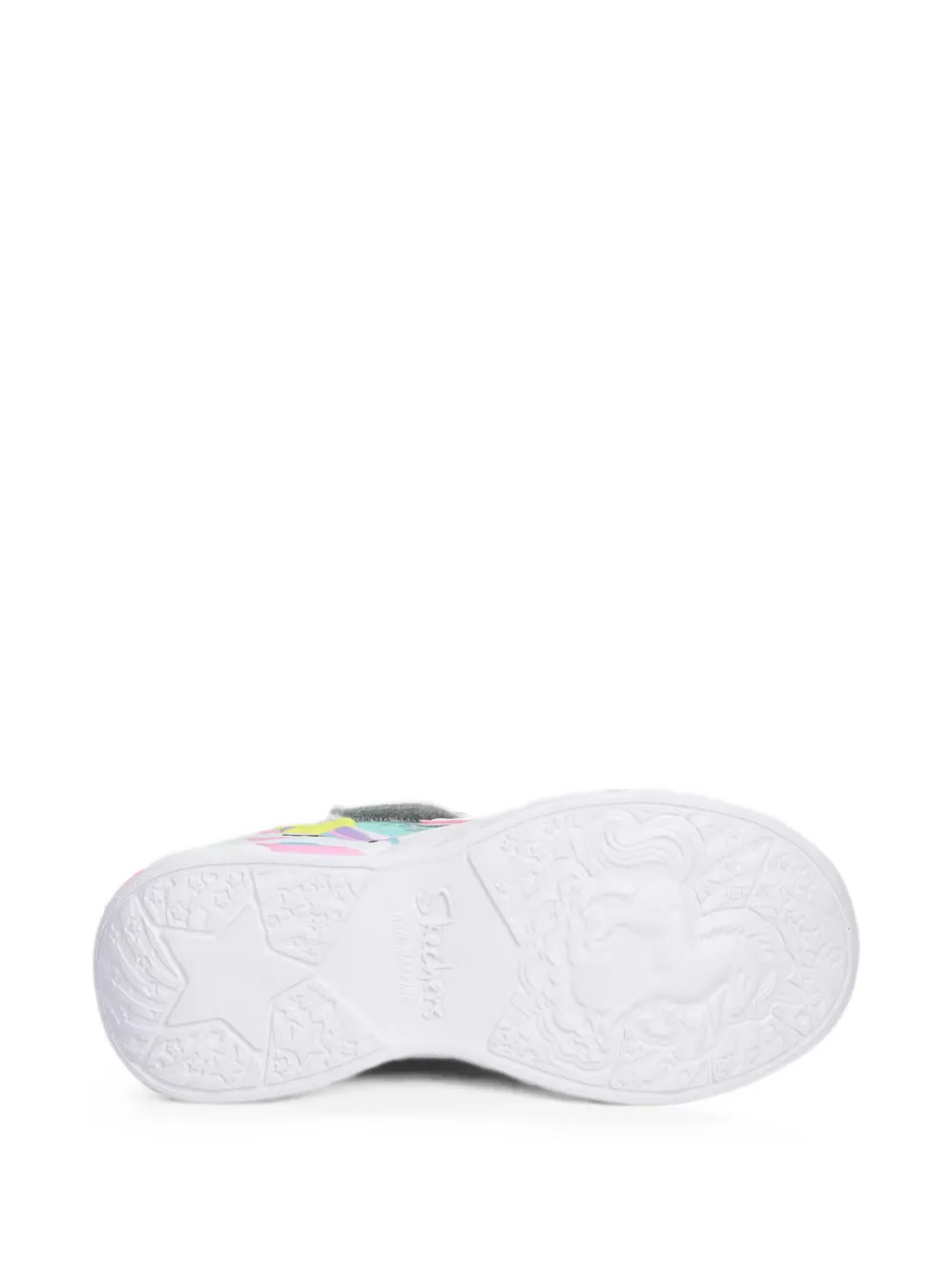 Skechers Unicorn Dreams Heart Sparkle touch-strap sneakers Blauw