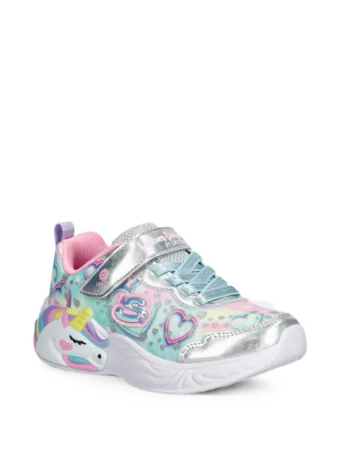 Skechers Unicorn Dreams Heart Sparkle touch-strap sneakers