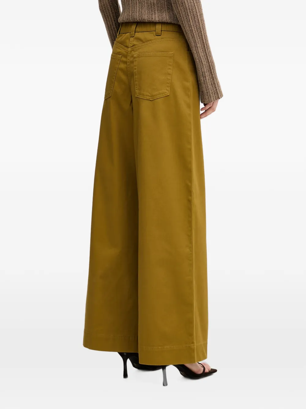 Sisley Elastische broek Bruin
