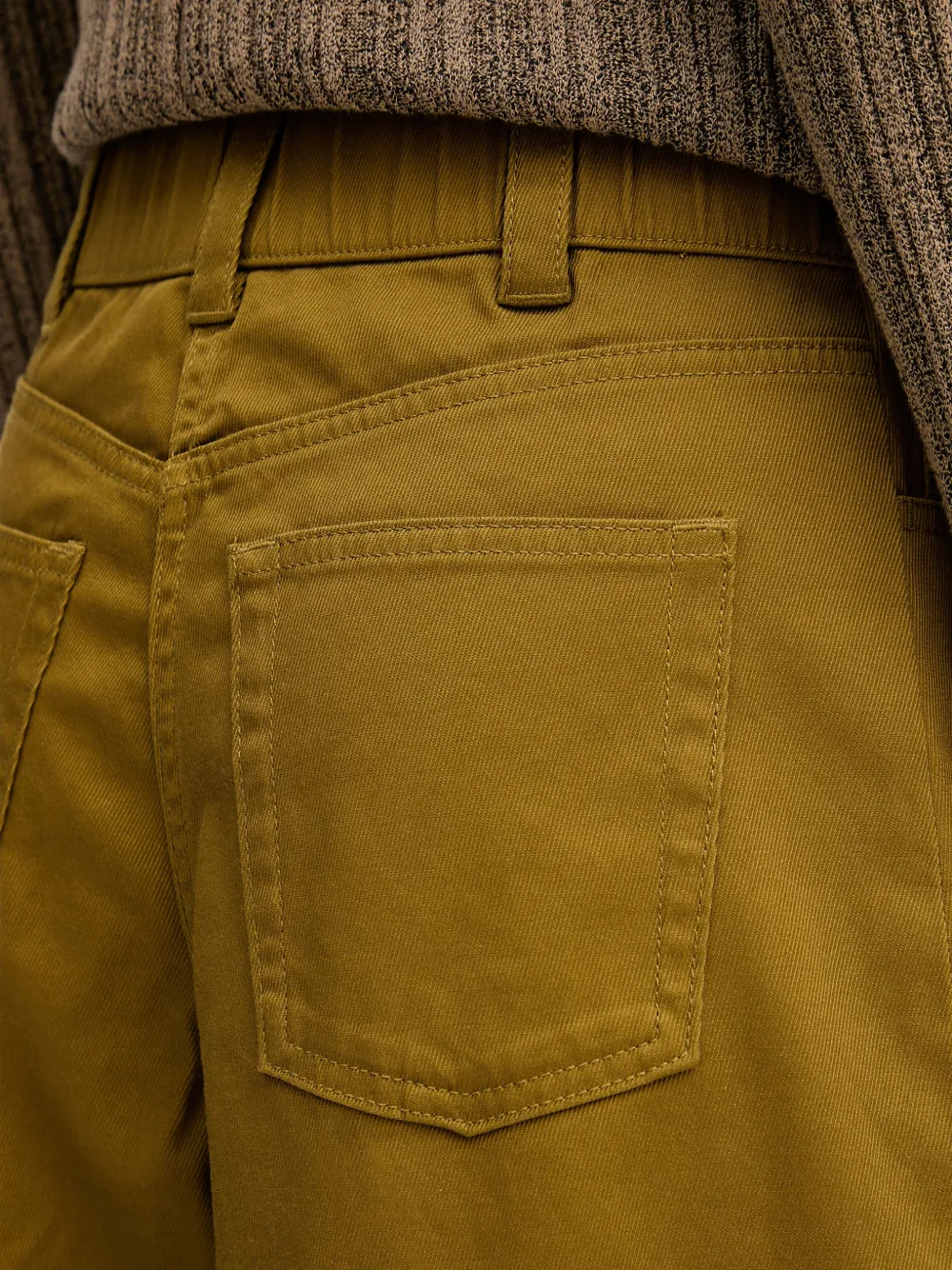 Sisley Elastische broek Bruin