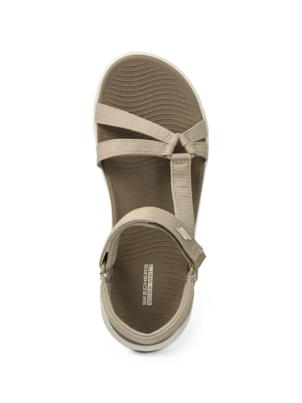 Skechers GoWalk Flex sandalen met klittenband Beige