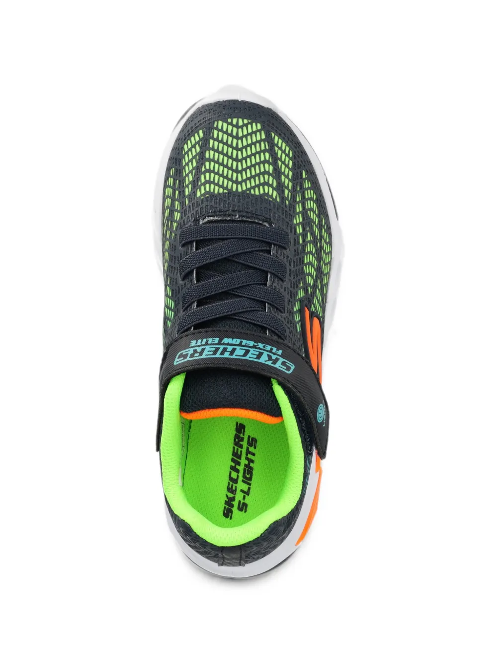 Skechers Flex-Glow Elite Vorlo sneakers met klittenband Zwart