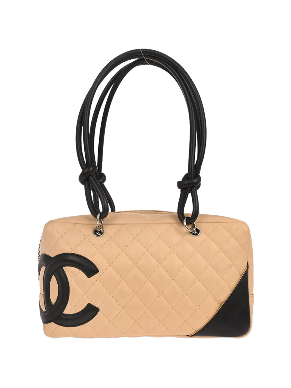 CHANEL Pre-Owned 2005-2006 Cambon Ligne bowling bag - Toni neutri
