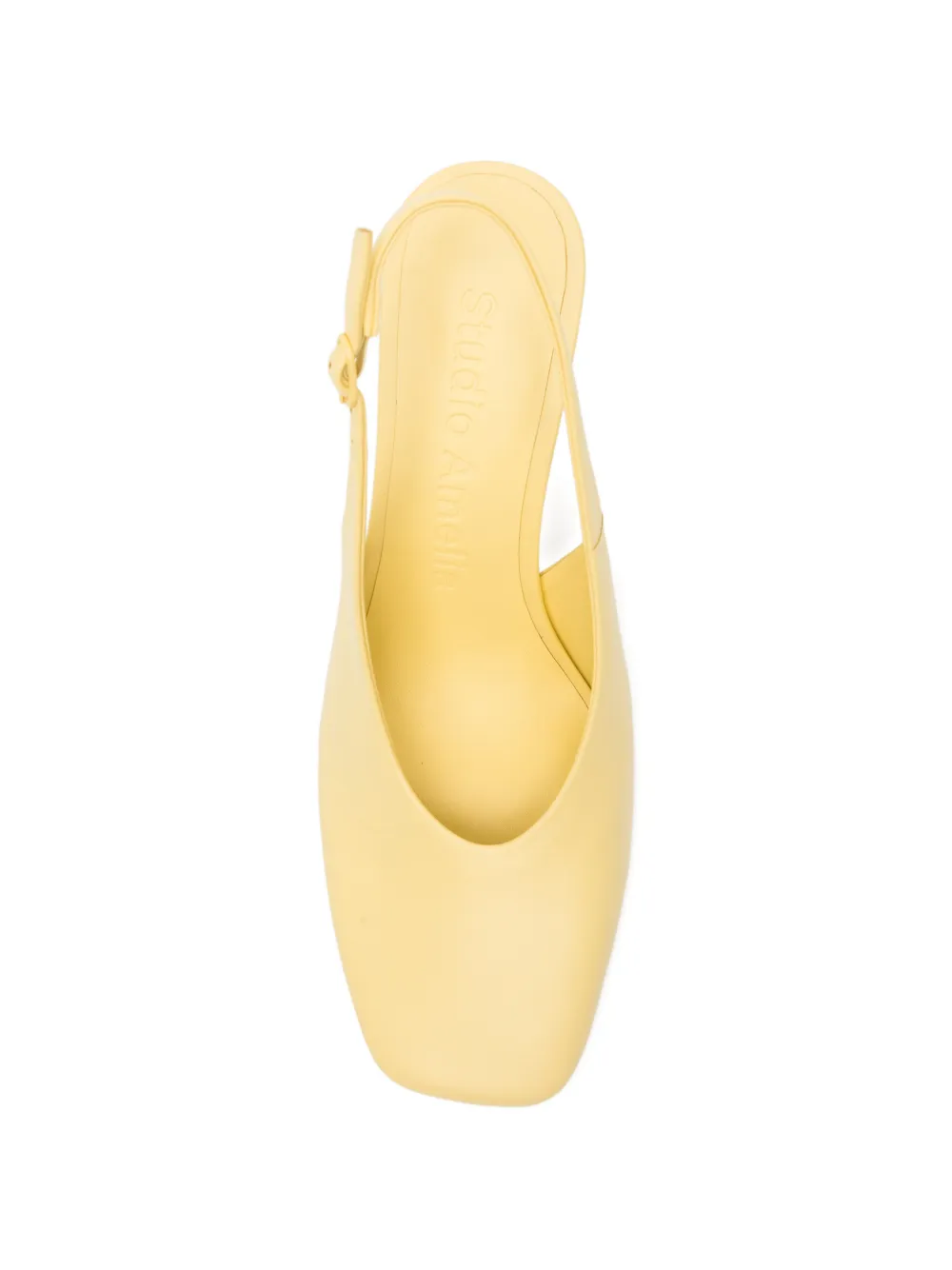 Studio Amelia 90mm Sierra pumps Geel