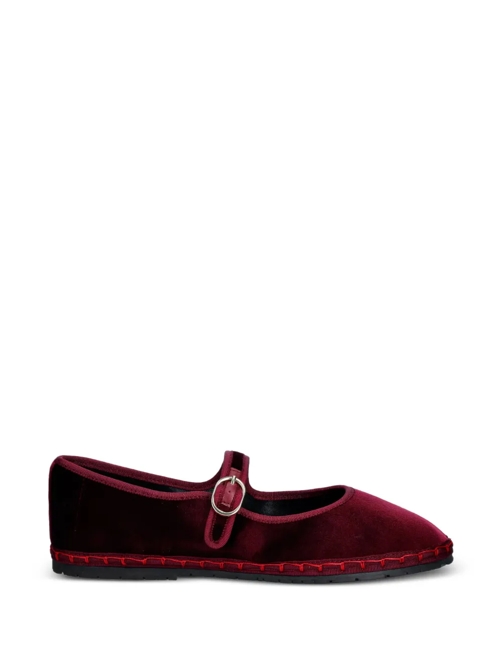 Nokwol Mel buckle-fastening ballet flats - Rosso