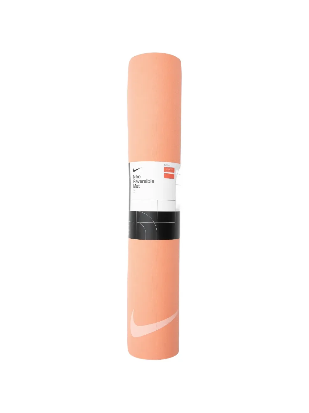 Nike Omkeerbare yogamat met logo-print Oranje