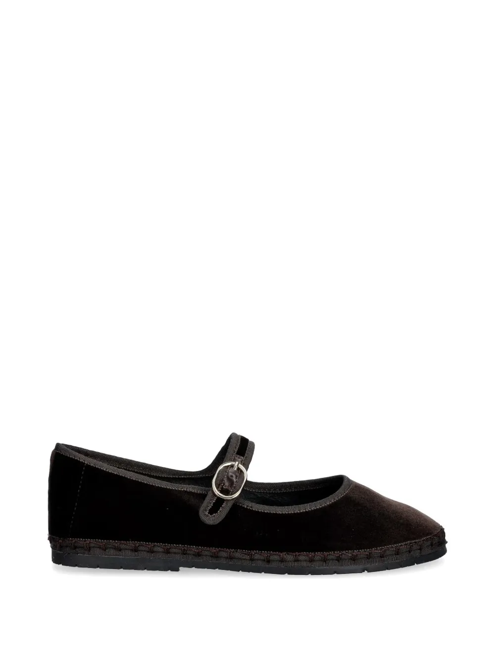Nokwol Mel buckle-fastening ballet flats - Marrone