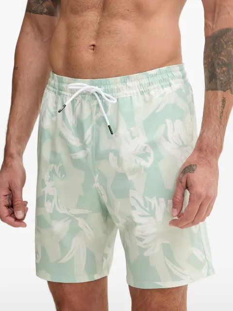 Oakley Canary Palms floral-print drawstring swim shorts