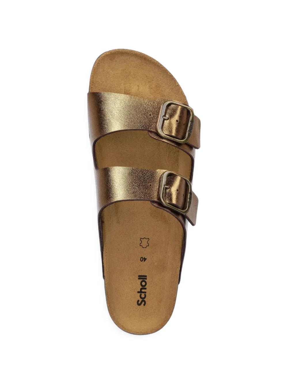 Scholl Josephine flat sandals Goud